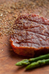 Raw beef