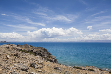 Namu Lake in Tibet, China