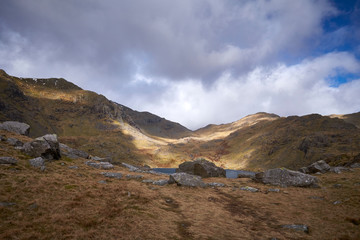 Hiking in the Lake District, UK.