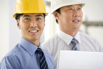 Portrait of confident men