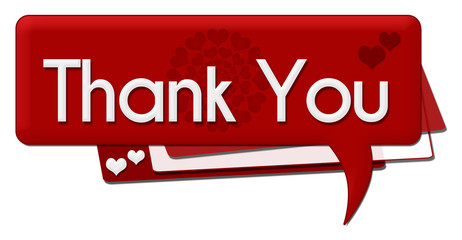Thank You Romantic Comment Symbol 