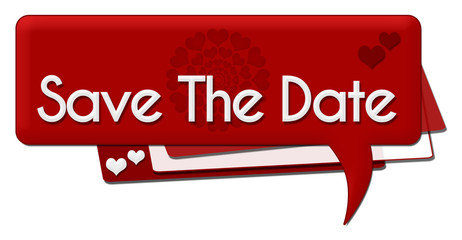 Save The Date Romantic Comment Symbol 
