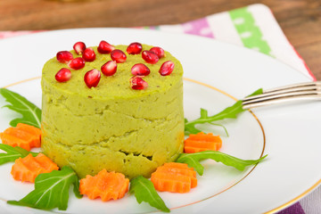 Puree Pate Broccoli, Pumpkin and Carrot.