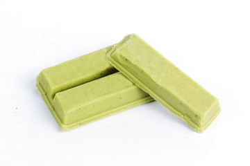 green tea chocolate wafer