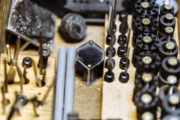 Rusty vintage tools