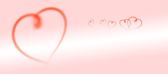 Valentine's day background with heart