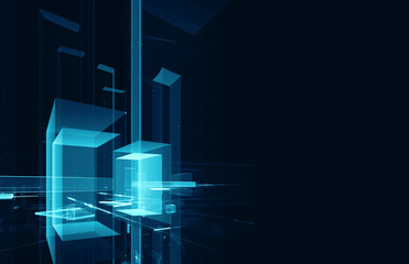 Abstract 3D background