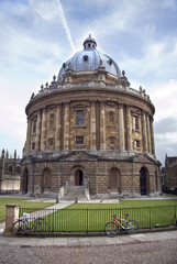 Bodlien Library and Radcliffe Camera building, Oxford, UK.