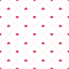 Cute retro abstract seamless pattern. Can be used for wallpaper, cover fills, web page background, surface textures. Pink, broun and white colors.