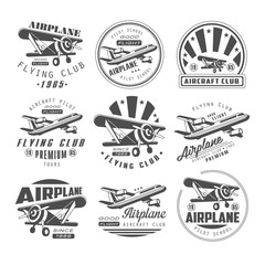 Airplane Club Emblems  © topvectors