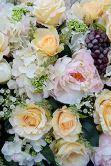 beautiful fabric rose flower
