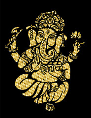 Gold Ganesha 7