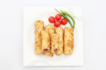 Turkish pastry with meat