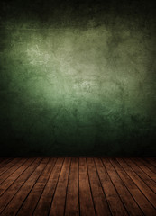 empty room with colored wall (concrete).