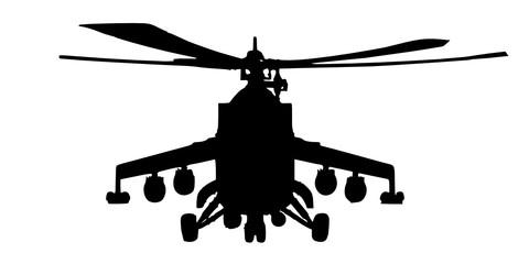 a helicopter 