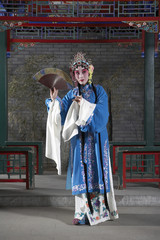 Fototapeta na wymiar Woman In Ceremonial Costume