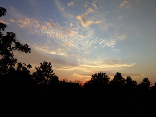 Fototapeta premium sky sunset in Thailand