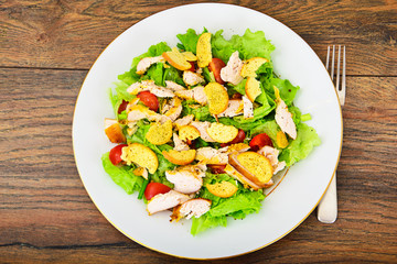 Caesar Salad with Chicken