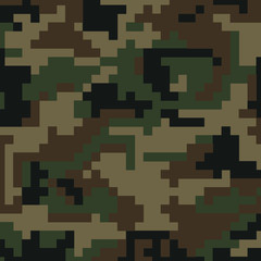 Vector Digital Camouflage Pattern