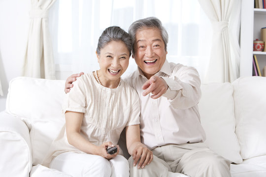 Couple channel surfing