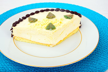 Dessert Cake with Coggee Beans