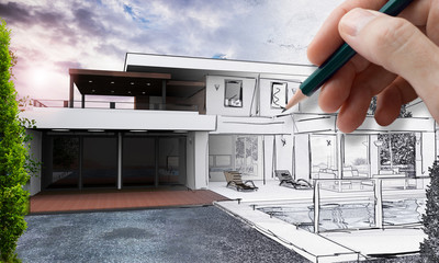 Esquisse d'architecte