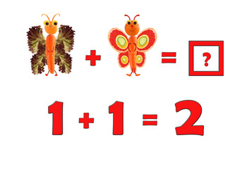 Illustration of Education Mathematics for Preschool Children. Th
