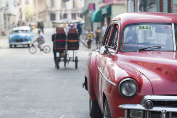 Old car on street of Havana, Cuba