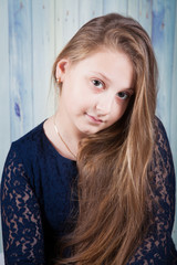 Fototapeta premium 10 year old girl