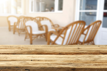 wooden table place 