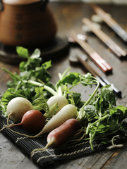 日本の根菜野菜 © sasasarururu