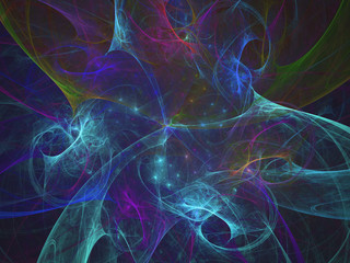 Abstract fractal background