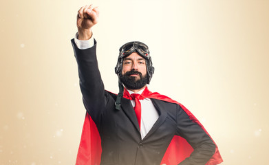 Super hero businessman