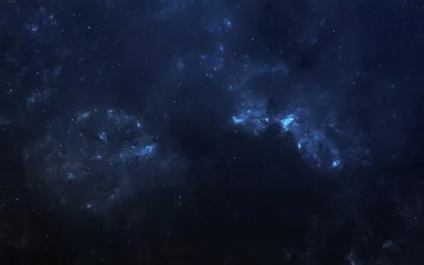 Zelfklevend Fotobehang Infinite space background with nebulaes and stars. This image elements furnished by NASA. © Vadimsadovski