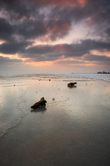 zamarznięta zatoka pucka © Filip Olejowski