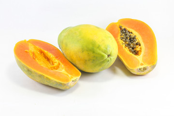 Fresh Ripe Sweet Papaya Fruit