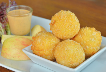 Deep Fried Cheese Balls