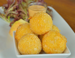 Deep Fried Cheese Balls