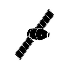 Communication satellite icon