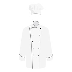 White chef uniform