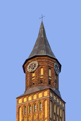Clock tower of Catholic Church