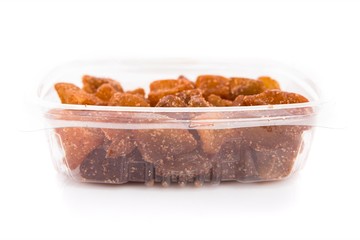 Dehydrated apple with cinnamon
