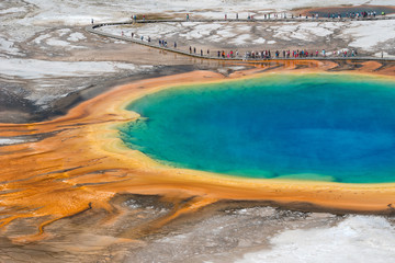 Grand Prismatic Spring, Yellowstone National Park, Wyoming