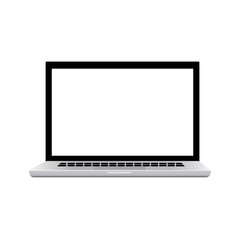 vector image of laptop