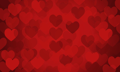 vector background with hearts