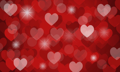 vector background with hearts