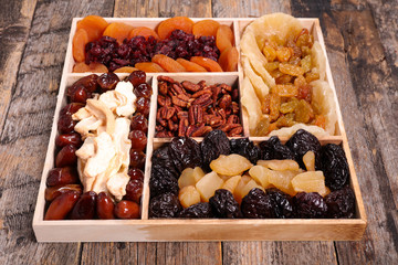 assorted dried fruit