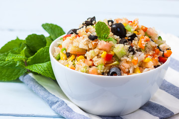 Quinoa vegan salad