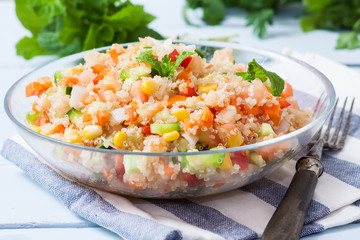 Quinoa vegan salad