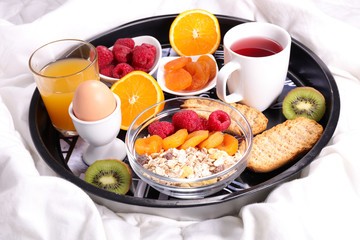 breakfast on bed
